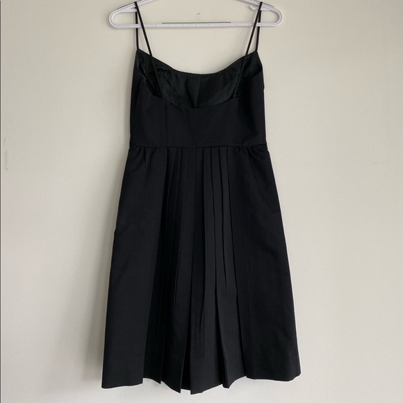 MOSCHINO Black Wool and Silk Mini Dress - Picture 4 of 7